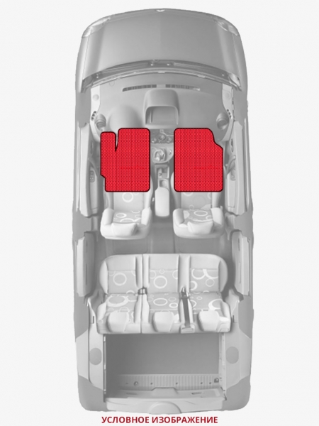 ЭВА коврики «Queen Lux» передние для Renault Sandero Stepway