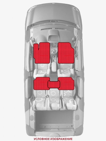 ЭВА коврики «Queen Lux» стандарт для Honda Accord (2G)